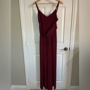 MAYF Jumpsuit - Maroon - Size Large